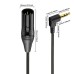 Right Angle 3.5mm (1/8 Inch) TRS Stereo Male to XLR Male Coiled Audio Cable - 0.5M Right Angle 3.5mm (1/8 Inch) TRS Stereo Male to XLR Male Coiled Audio Cable - 0.5M