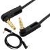1M Right Angle Flat 3.5mm 4-Pole Audio Aux Cable – Gold-Plated, Stereo + MIC 1M Right Angle Flat 3.5mm 4-Pole Audio Aux Cable – Gold-Plated, Stereo + MIC