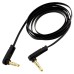 1M Right Angle Flat 3.5mm 4-Pole Audio Aux Cable – Gold-Plated, Stereo + MIC 1M Right Angle Flat 3.5mm 4-Pole Audio Aux Cable – Gold-Plated, Stereo + MIC