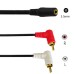 3.5mm Female to 2-Male RCA Stereo Audio Cable – 90° Right-Angled Adapter for Smartphones, Tablets, Speakers, TV, Amp & More (0.25m / 1.5m) 3.5mm Female to 2-Male RCA Stereo Audio Cable – 90° Right-Angled Adapter for Smartphones, Tablets, Speakers, TV, Amp & More (0.25m / 1.5m)