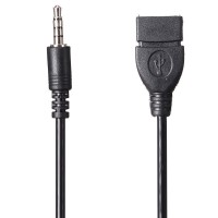 3.5mm Male to USB 2.0 Female AUX Audio Converter Cable – Play Music from USB Drive via Car AUX Port (0.2m) 3.5mm Male to USB 2.0 Female AUX Audio Converter Cable – Play Music from USB Drive via Car AUX Port (0.2m)
