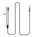 3.5mm Stereo Jack to 2 RCA Twin Phono Plug Cable