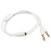 3.5mm Audio Y-Splitter Cable – Gold-Plated Female to Dual Male Stereo Adapter (0.5m) 3.5mm Audio Y-Splitter Cable – Gold-Plated Female to Dual Male Stereo Adapter (0.5m)