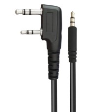 Universal K-Type 2-Pin to 3.5mm Male Audio Adapter Cable (3-Pole TRS) Universal K-Type 2-Pin to 3.5mm Male Audio Adapter Cable (3-Pole TRS)