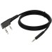 Universal K-Type 2-Pin to 3.5mm Male Audio Adapter Cable (3-Pole TRS) Universal K-Type 2-Pin to 3.5mm Male Audio Adapter Cable (3-Pole TRS)