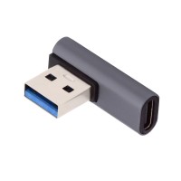 90-degree UP / DOWN Right Angle USB 3.0 A Male to USB-C Female Adapter / Converter / Connector 90-degree UP / DOWN Right Angle USB 3.0 A Male to USB-C Female Adapter / Converter / Connector