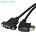 Super Short HDMI Male to Panel Mount HDMI Female Extension Cable Super Short HDMI Male to Panel Mount HDMI Female Extension Cable