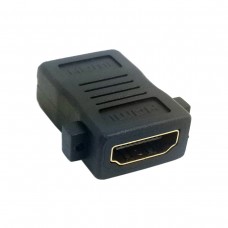 Panel Mount HDMI Adapter, HDMI Female Input to Female Output Coupler / Adapter / Connector