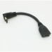 15cm / 6in Super Short Right-Angle HDMI Male to Female (HDMI 1.4) Extension Cable 15cm / 6in Super Short Right-Angle HDMI Male to Female (HDMI 1.4) Extension Cable