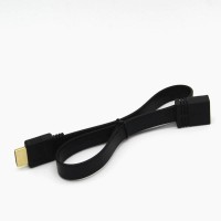 Super Short (50cm) HDMI Male to HDMI Female Flat Cable Super Short (50cm) HDMI Male to HDMI Female Flat Cable
