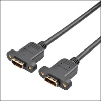 Panel Mount HDMI 1.4 Type A Female to Panel Mount HDMI 1.4 Type A Female Extension Cable Panel Mount HDMI 1.4 Type A Female to Panel Mount HDMI 1.4 Type A Female Extension Cable