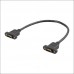 Panel Mount HDMI 1.4 Type A Female to Panel Mount HDMI 1.4 Type A Female Extension Cable Panel Mount HDMI 1.4 Type A Female to Panel Mount HDMI 1.4 Type A Female Extension Cable