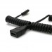 Curl Spring / Coiled Retractable HDMI 1.4 Male to HDMI 1.4 Female Cable Curl Spring / Coiled Retractable HDMI 1.4 Male to HDMI 1.4 Female Cable