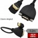 Super Short HDMI 1.4 Type A Male to 25mm Pitch Panel Mount Female Extension Cable Super Short HDMI 1.4 Type A Male to 25mm Pitch Panel Mount Female Extension Cable