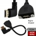Super Short HDMI 1.4 Type A Male to 25mm Pitch Panel Mount Female Extension Cable Super Short HDMI 1.4 Type A Male to 25mm Pitch Panel Mount Female Extension Cable