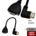 Super Short HDMI 1.4 Type A Male to 25mm Pitch Panel Mount Female Extension Cable Super Short HDMI 1.4 Type A Male to 25mm Pitch Panel Mount Female Extension Cable
