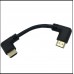 15cm / 6in Super Short Right-Angle HDMI Male to Female (HDMI 1.4) Extension Cable 15cm / 6in Super Short Right-Angle HDMI Male to Female (HDMI 1.4) Extension Cable