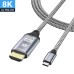 USB4 USB-C Source to HDMI 2.0 Display or Monitor (8K/4K/UHD/DP) Cable USB4 USB-C Source to HDMI 2.0 Display or Monitor (8K/4K/UHD/DP) Cable