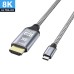USB4 USB-C Source to HDMI 2.0 Display or Monitor (8K/4K/UHD/DP) Cable USB4 USB-C Source to HDMI 2.0 Display or Monitor (8K/4K/UHD/DP) Cable
