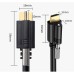 Single Locking Screw / Thumb Lock Panel Mount HDMI 2.0 A male to A male Extension Cable Single Locking Screw / Thumb Lock Panel Mount HDMI 2.0 A male to A male Extension Cable