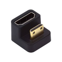 180 degree Right Angled U-shape HDMI 1.4 male to female adapter / connector 180 degree Right Angled U-shape HDMI 1.4 male to female adapter / connector