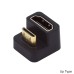 180 degree Right Angled U-shape HDMI 1.4 male to female adapter / connector