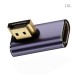 90 Deg Right Angle HDMI Male to HDMI Female Adapter / Converter (Supports 8K@60Hz UHD, HDCP & 3D) 90 Deg Right Angle HDMI Male to HDMI Female Adapter / Converter (Supports 8K@60Hz UHD, HDCP & 3D)