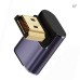 90 Deg Right Angle HDMI Male to HDMI Female Adapter / Converter (Supports 8K@60Hz UHD, HDCP & 3D) 90 Deg Right Angle HDMI Male to HDMI Female Adapter / Converter (Supports 8K@60Hz UHD, HDCP & 3D)