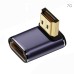 90 Deg Right Angle HDMI Male to HDMI Female Adapter / Converter (Supports 8K@60Hz UHD, HDCP & 3D) 90 Deg Right Angle HDMI Male to HDMI Female Adapter / Converter (Supports 8K@60Hz UHD, HDCP & 3D)