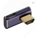 90 Deg Right Angle HDMI Male to HDMI Female Adapter / Converter (Supports 8K@60Hz UHD, HDCP & 3D) 90 Deg Right Angle HDMI Male to HDMI Female Adapter / Converter (Supports 8K@60Hz UHD, HDCP & 3D)