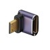 90 Deg Right Angle Mini HDMI Male to Mini HDMI Female Adapter (Supports 8K@60Hz UHD, HDCP & 3D)