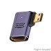 90 Deg Right Angle Mini HDMI Male to Mini HDMI Female Adapter (Supports 8K@60Hz UHD, HDCP & 3D)