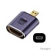 90 Deg Elbow Angled Micro HDMI Male to HDMI Female Adapter (Supports 8K@60Hz UHD, HDCP & 3D) 90 Deg Elbow Angled Micro HDMI Male to HDMI Female Adapter (Supports 8K@60Hz UHD, HDCP & 3D)