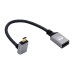 Rugged Tangle-Free HDMI 1.4 4K 60Hz UHD HDTV Micro HDMI Male to Standard HDMI Female Adapter Cable Rugged Tangle-Free HDMI 1.4 4K 60Hz UHD HDTV Micro HDMI Male to Standard HDMI Female Adapter Cable