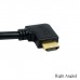 Right Angled / Left Angled HDMI Male to HDMI Male Extension / Extender Cable Right Angled / Left Angled HDMI Male to HDMI Male Extension / Extender Cable