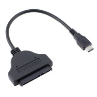 USB-C Male to SATA 22 pin 2.5" SSD Harddisk Adaptor / SSD Adapter Cable for Macbook & Laptops USB-C Male to SATA 22 pin 2.5" SSD Harddisk Adaptor / SSD Adapter Cable for Macbook & Laptops