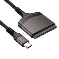 5Gbps USB-C to SATA 22 Pin Adapter Cable for 2.5" SSD Hard Drive / Notebooks / Laptops 5Gbps USB-C to SATA 22 Pin Adapter Cable for 2.5" SSD Hard Drive / Notebooks / Laptops