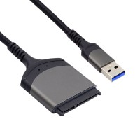 5Gbps USB 3.0 Type-A to SATA 22 Pin Adapter Cable for 2.5" Hard Disk Driver SSD 5Gbps USB 3.0 Type-A to SATA 22 Pin Adapter Cable for 2.5" Hard Disk Driver SSD