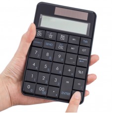 Portable 2-in-1 Wireless Smart Solar Power Keypad & Calculator for Desktop and PC Portable 2-in-1 Wireless Smart Solar Power Keypad & Calculator for Desktop and PC