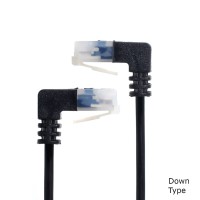 Right Angle 8P8C STP Cat6 LAN Ethernet Network Patch Cord 90 Degree RJ45 to 90 Degree RJ45 L-type pctchcord Right Angle 8P8C STP Cat6 LAN Ethernet Network Patch Cord 90 Degree RJ45 to 90 Degree RJ45 L-type pctchcord