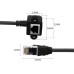 8P8C STP Cat5 LAN Ethernet Network Patch Cord / Right Angled Panel Mount RJ45 Female to RJ45 male 8P8C STP Cat5 LAN Ethernet Network Patch Cord / Right Angled Panel Mount RJ45 Female to RJ45 male