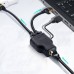 100Mbps STP UTP RJ45 8P8C Plug To Dual RJ45 HUB Splitter Network Ethernet Switcher Adapter 100Mbps STP UTP RJ45 8P8C Plug To Dual RJ45 HUB Splitter Network Ethernet Switcher Adapter