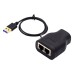 100Mbps STP UTP RJ45 8P8C Plug To Dual RJ45 HUB Splitter Network Ethernet Switcher Adapter 100Mbps STP UTP RJ45 8P8C Plug To Dual RJ45 HUB Splitter Network Ethernet Switcher Adapter