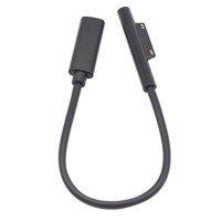 Short USB-C Female to Microsoft Surface Pro / Surface Book / Surface Go Charge Cable Short USB-C Female to Microsoft Surface Pro / Surface Book / Surface Go Charge Cable