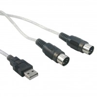 USB IN-OUT MIDI Interface Converter / Adapter with 5-PIN DIN MIDI Cable for PC / Laptop / Mac / Music USB IN-OUT MIDI Interface Converter / Adapter with 5-PIN DIN MIDI Cable for PC / Laptop / Mac / Music