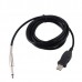 3M/10ft Long USB Guitar Cable Guitar Bass to PC USB Recording Cable (USB to Audio 1/4" 6.3mm Male Cable) 3M/10ft Long USB Guitar Cable Guitar Bass to PC USB Recording Cable (USB to Audio 1/4" 6.3mm Male Cable)