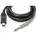 3M/10ft Long USB Guitar Cable Guitar Bass to PC USB Recording Cable (USB to Audio 1/4" 6.3mm Male Cable) 3M/10ft Long USB Guitar Cable Guitar Bass to PC USB Recording Cable (USB to Audio 1/4" 6.3mm Male Cable)