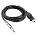 3M/10ft Long USB Guitar Cable Guitar Bass to PC USB Recording Cable (USB to Audio 1/4" 6.3mm Male Cable) 3M/10ft Long USB Guitar Cable Guitar Bass to PC USB Recording Cable (USB to Audio 1/4" 6.3mm Male Cable)