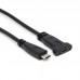 PCI 28mm Pitch Panel Mount 8 inches / 20cm Short USB-C Male to USB-C Female Jumper / Feeder Extension Cable PCI 28mm Pitch Panel Mount 8 inches / 20cm Short USB-C Male to USB-C Female Jumper / Feeder Extension Cable