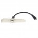 28mm Pitch Panel Mount 8 inches / 20cm Short USB-C Male to USB-C Female Jumper / Feeder Extension Cable 28mm Pitch Panel Mount 8 inches / 20cm Short USB-C Male to USB-C Female Jumper / Feeder Extension Cable